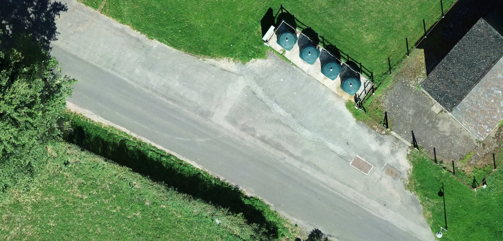 Fragment d une orthoimage, precision 3 cm / pixel