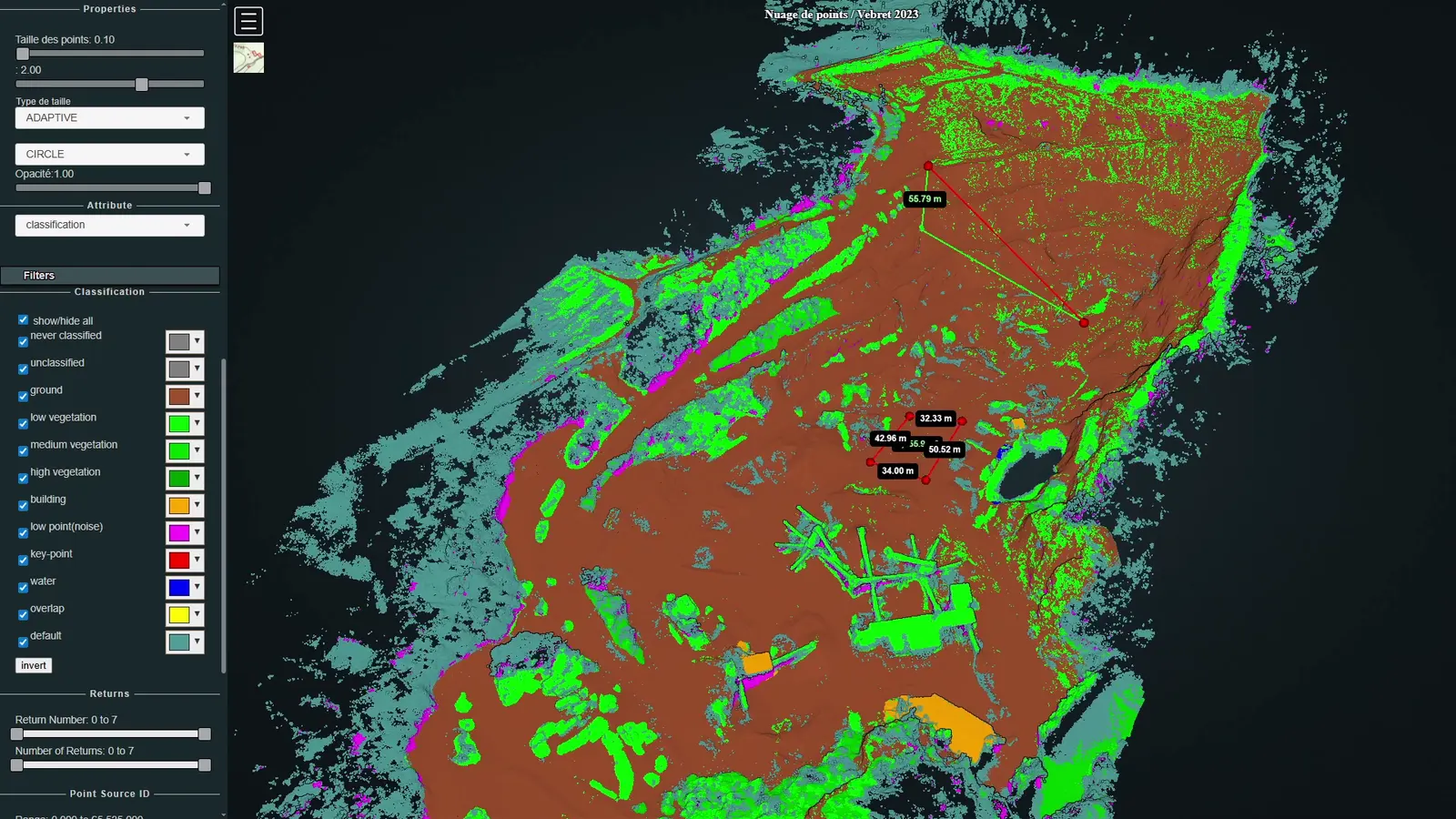 Plan topographique, suivi de carriere