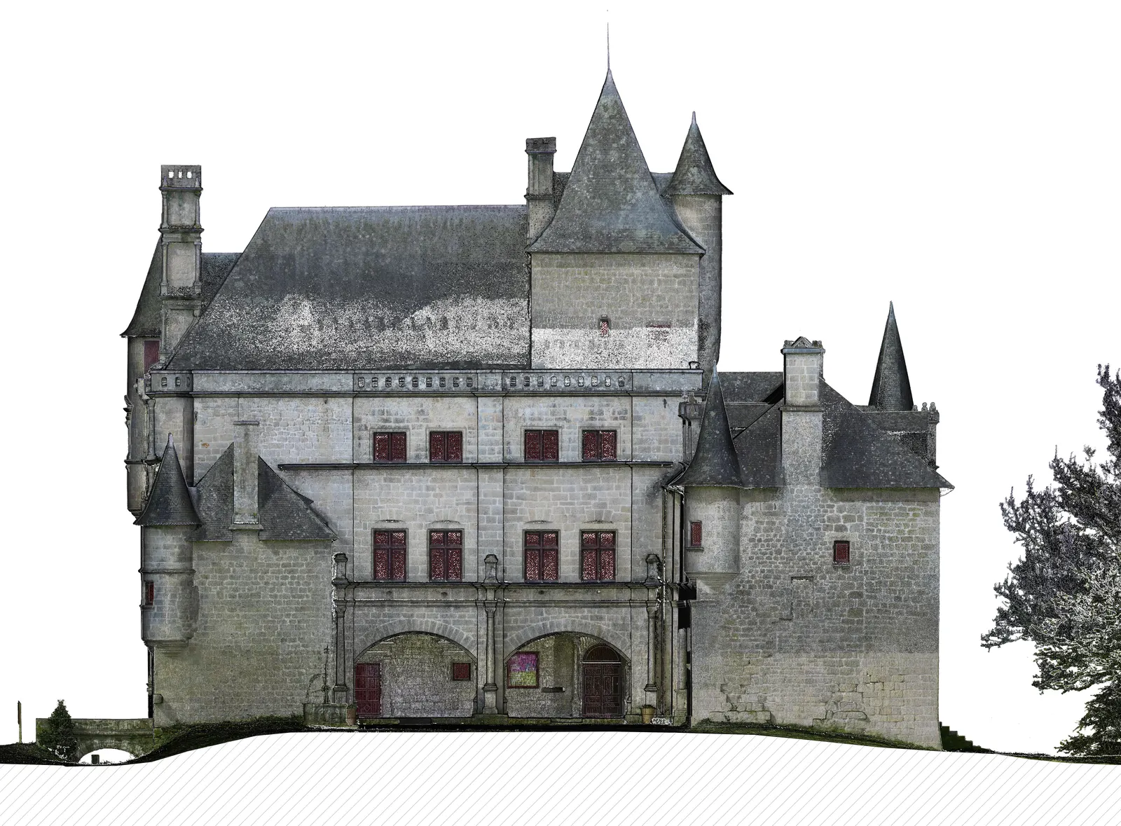 Facade du batiment classe monument historique